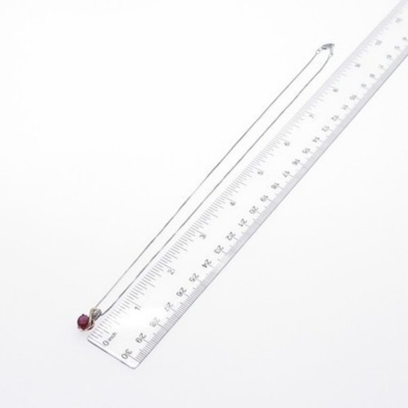 SAI 925 Sterling Silver & 14K Gold Real Ruby Heart Box Chain Necklace 18" - Picture 2 of 8